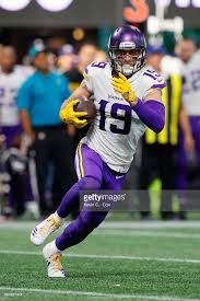 Overall, it was a great season for the vikings wide receiver corps. News Photo Adam Thielen Of The Minnesota Vikings Runs After Nfl Vikings Minnesota Vikings Football Minnesota Vikings