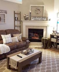 56 Rustic Farmhouse Living Room Decor Ideas Farm House Living Room Brown Couch Living Room Couch Decor