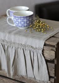 Table Runner Rustic White Table Runner Linen Table Runner Etsy In 2020 Linen Table Runner Rustic White Rustic Table Decor