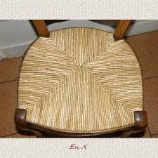 Dans cette vidéo, vous allez apprendre comment réaliser le départ du rempaillage d'un tabouret avec de la paille des. Technique Rempaillage Paille Paille Tissu