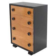 Italian modern two tone double dresser 33b225. Two Tone Mid Century Modern Four Drawer Dresser For Sale At 1stdibs