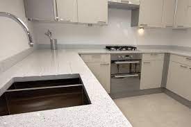 This year, modern countertops made with quartz are an oncoming trend that is bright and vivid in any kitchen; White Sparkle Quartz Worktops Palazzostone