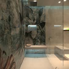 In wirklichkeit sind es aber tapeten, die nur wie fliesen aussehen. Badezimmer Tapeten 5 Grunde Fur Wasserfeste Tapeten Im Home Spa