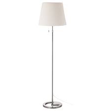 Nyfors Standleuchte Vernickelt Weiss Ikea Deutschland Lamp Floor Lamp Modern Contemporary Floor Lamp