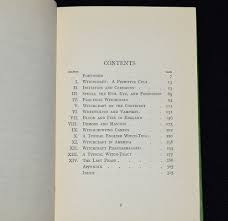 Table Of Contents From Witchcraft And The Black Art A Book Dealing With The Psychology And Folklore Of The Witches Spirituality Books Book Deals Esoteric