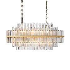 Vienna 32 Linear Crystal Chandelier Antique Brass Williams Sonoma Chandelier Crystal Chandelier Dining Room Round Crystal Chandelier