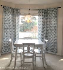 Includes brackets, mounting hardware and instructions for easy installation. Diy Bay Window Curtain Rod For Less Than 10