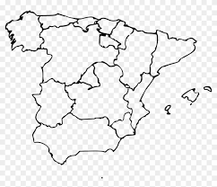 A simple map showing the autonomous communities or regions of spain, and their capitals. Autonomous Communities Of Spain World Map Blank Map Blank Regions Of Spain Hd Png Download 921x750 4377625 Pngfind