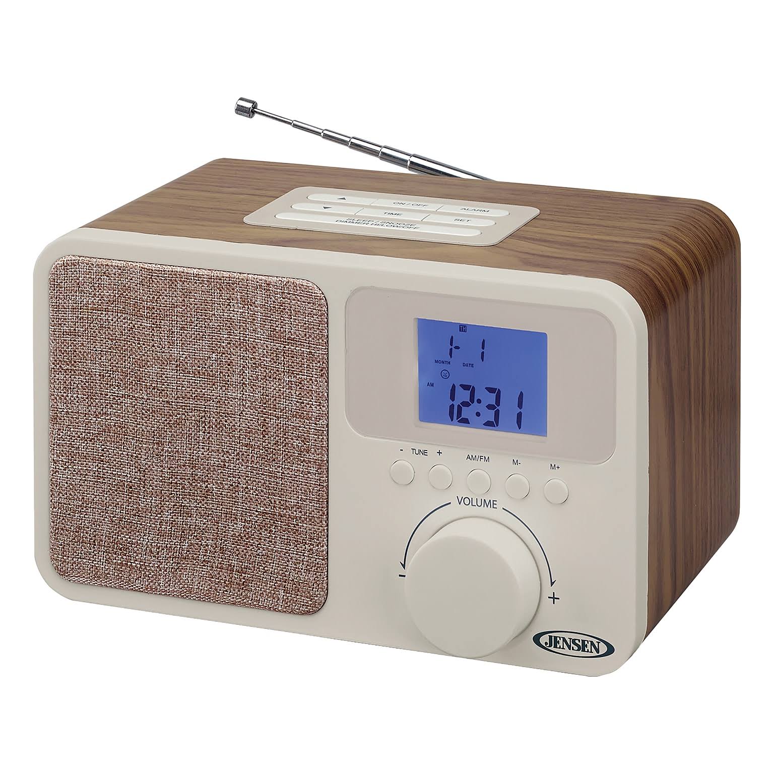 Jensen JCR-315 Digital AM/FM Dual Alarm Clock Radio
