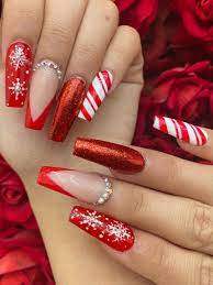 Maybe you would like to learn more about one of these? Most Beautiful And Attractive Red Christmas Nails 2019 Red Christmas Nails Christmas Nails Easy Xmas Nails