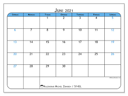 Hier finden sie den kalender 2021 mit nationalen und anderen feiertagen für deutschland. Kalender 514sl Juni 2021 For Att Skriva Ut Michel Zbinden Sv