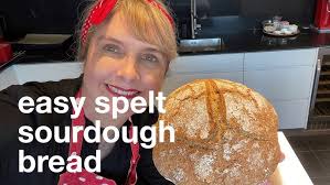 No-Knead Spelt Sourdough Bread