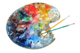 At a paint or furniture store, you might be intrigued by hundreds of brilliant color shades, but your closet knows you best. Artist S Palette With Paintbrushes Isolated Over White Background With Clipping Path Stock Photo Picture And Royalty Free Image Image 8415275