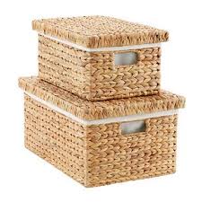 Pin 0 facebook 0 tweet 0 email 0. Water Hyacinth Box With Liner In 2021 Decorative Storage Baskets Water Hyacinth Decorative Bins