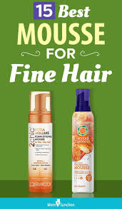Fine, medium, and thick hair concerns: 15 Best Mousse For Fine Hair Of 2021 Fine Hair Hair Mousse Volumizing Hair Mousse