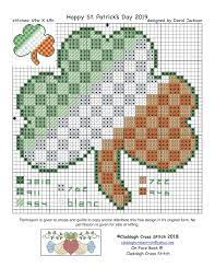 The shamrock pillow cover is very simple to knit in stocking stitch and the shamrock motif is knit in four. Happy St Patrick S Day 2019 Permission Is Given To Pin Holiday Cross Stitch Cross Stitch Patterns Cross Stitch Bookmarks