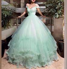 Weddings Wedding Dress Mint Green Wedding Dress Princess Wedding Dress Off Shoulder Wedding Dress Elegant Wedding Dress Spring Summer Wedding Dress Color Wed Ball Gown Wedding Dress Mint Green Wedding Dress Green Wedding Dresses