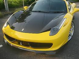 562 bhp / price guide: Carbon Fiber Front Grille Bumper Wings Flap Fit For Ferrari 458 Italia Spider 869 00 Picclick