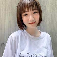シースルーバング外ハネボブ 銀座の美容室ドライブ フォーガーデン drive for garden スタイリスト國武 さゆりのヘアスタイル 髪型 ヘアカタログlala ララ ポニーテール やり方 ヘアスタイル 髪 マッシュ