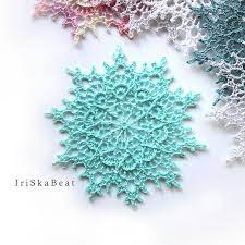 Believe me, friends, this snowflake can make in 5 minutes. Ariel Snowflake Crochet Snowflake Pattern Crochet Snowflakes Snowflake Pattern