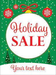Holiday prices include (i) one. 18 X 24 Holiday Sale Window Poster Jolly Traditional Design