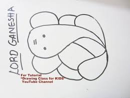 How To Draw Easy Lord Ganesha Ganpati Step Easy Ganesh Drawing In 2020 Ganpati Drawing Drawing Classes For Kids Easy Drawings For Kids