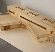 Balsa wood model of a house I designed : r/woodworking