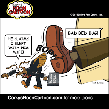 Unlike many other pests, bed bugs are true insects. Bed Bug Cartoons Corky S Pest Control Services San Diego Pest Control