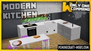This addon will add new furnitures and decorations to your minecraft, especially for your kitchen room. Minecraft Commands Block 1 17 1 1 16 5 Pc Java Edition Mods Part 6