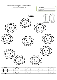 Send this packet home with your students for the summer to help improve their handwriting skills, tracing, counting and more basic skills. Number 10 Worksheets To Print Tracing Worksheets Preschool Kindergarten Math Worksheets Kindergarten Worksheets