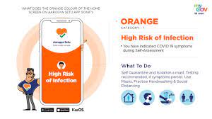 Over 30 lakh citizens have downloaded it so far. Mygovindia On Twitter Orange Color Of The Home Screen On Setuaarogya App Signifies That The User Is At A High Risk Of Infection The User Must Self Quarantine And Undergo The Covid 19