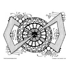 Free coloring sheets to print and download. Geometric Mandala Circular And Angular Patterns