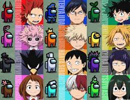 Among Us Bnha In 2020 Fan Art Art My Hero
