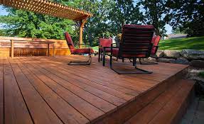 Deck cleaner or a wood deck stain is used in cleaning a deck. 11 Keys To Staining Your Deck Like A Pro Saversystems