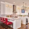 Do you ever look through pictures of homes and just love the look of the kitchen cabinets that touch the ceiling, and then walk into your kitchen. 1