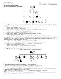 Pedigree practice on a separate sheet of paper, draw the pedigrees using the given information and then answer the questions that follow. Pedigree Worksheet A Day 3