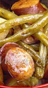 Kielbasa Green Bean And Potato Casserole Recipes Food Pot Recipes