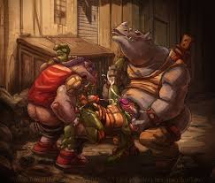 Post 684811: Bebop guffaw Michelangelo Rocksteady  Teenage_Mutant_Ninja_Turtles