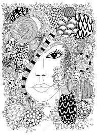 First, holland used to price tulip bulbs higher than gold. Vector Illustration Zen Tangle Portrait Of A Woman In A Flower Royalty Free Cliparts Vectors And Stock Illustration Image 58024469