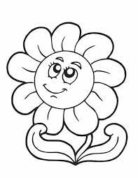Flower Clipart Black And White Clipartion Com Printable Flower Coloring Pages Flower Coloring Pages Coloring Pages