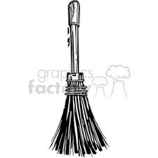 Black, white, tool, cleaning, supply. Black White Broom Clipart Commercial Use Gif Jpg Png Eps Svg Pdf Clipart 382988 Graphics Factory