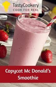 Copycat Mcdonald S Smoothie Rezept Rezepte Milchshake Rezept Smoothie Detox