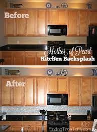Black granite kitchen countertops are still popular. Mother Of Pearl Kitchen Backsplash Finding Time To Fly