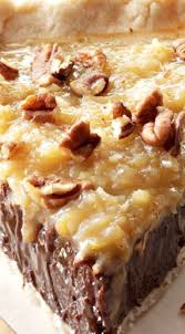 Coconut Pecan German Chocolate Pie Recipe Chocolate Pie Recipes German Chocolate Pies Delicious Pies