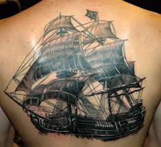 28 outstanding pirate ship tattoos and