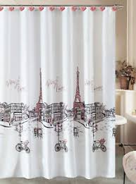 Ooh la la in l. Paris Shower Curtain For Sale Ebay