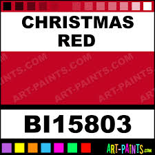 Christmas Red Soft Metallic Fabric Textile Paints Bi15803