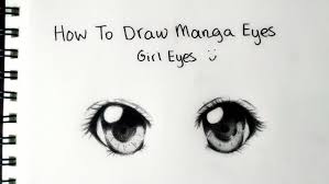 How to draw an anime eyes female. How To Draw Manga Girl Eyes Youtube