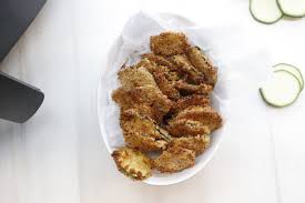 Are red robin zucchini fries breaded. Air Fryer Zucchini Chips Weight Watcher Friendly Only 2 Points