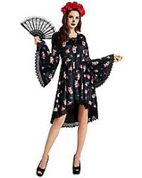 Ladies will look ghouly but great in the day of Day Of The Dead Costumes Spirithalloween Com